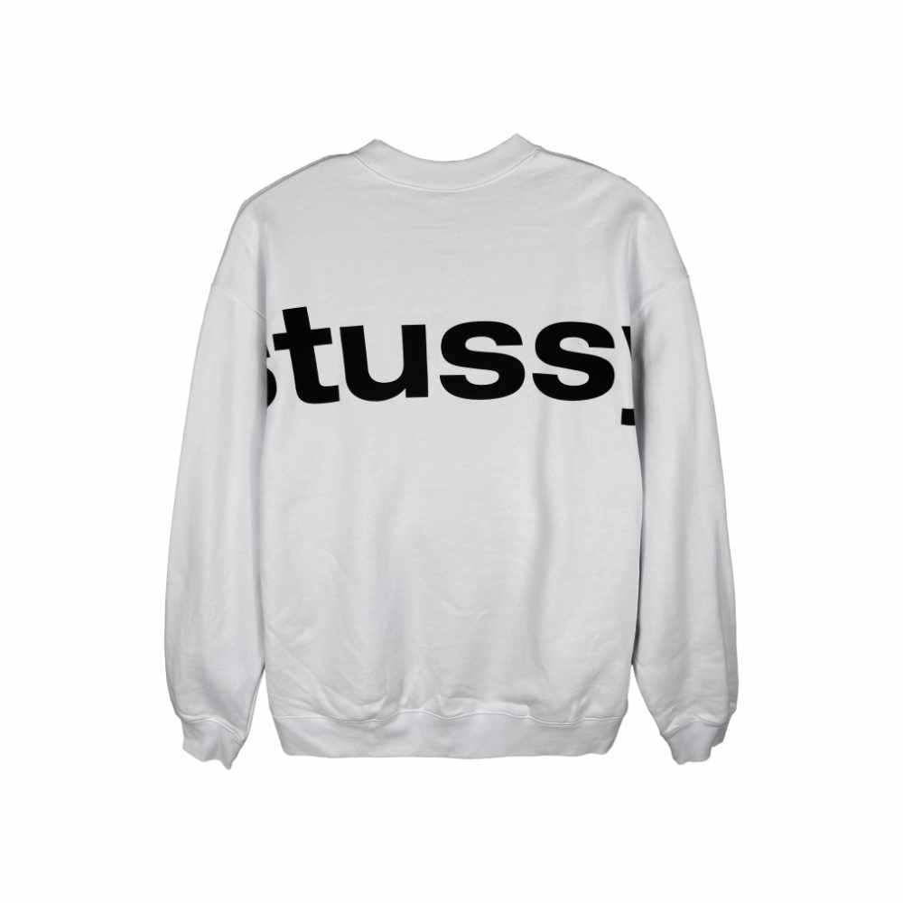 Stussy Sport Fleece Crewneck White