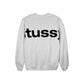 Stussy Sport Fleece Crewneck White