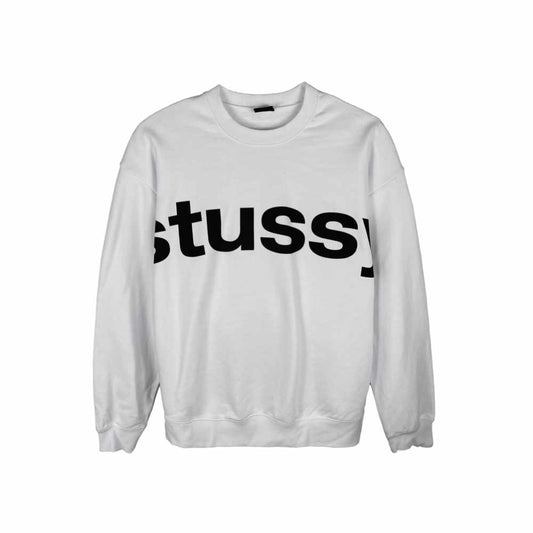 Stussy Sport Fleece Crewneck White