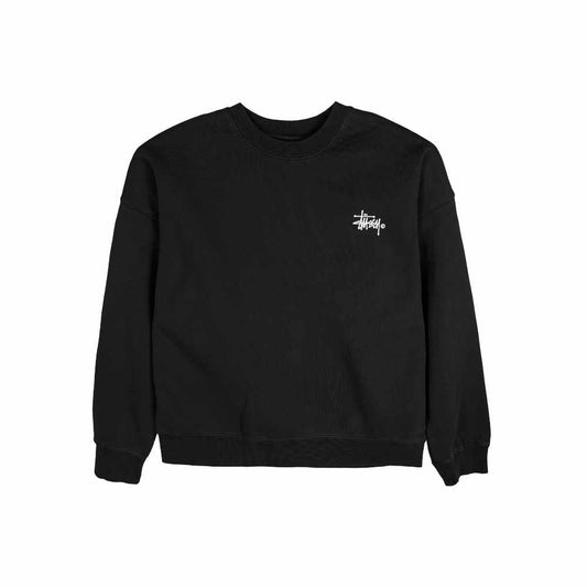 Stussy Graffiti Oversized Crew Pigment Black