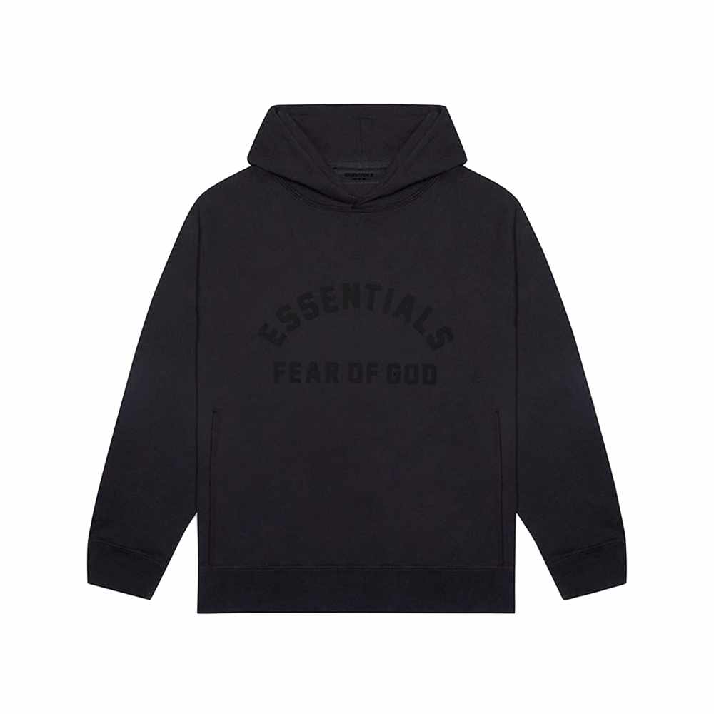 Fear of God Essentials Hoodie Jet Black