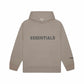 Fear of God Essentials Applique Logo Pullover Hoodie Taupe