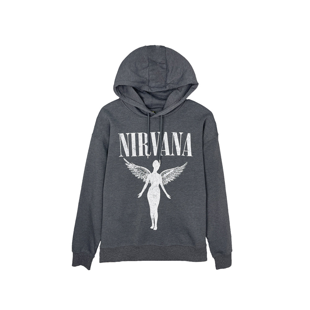 Nirvana Hoodie Washed Black