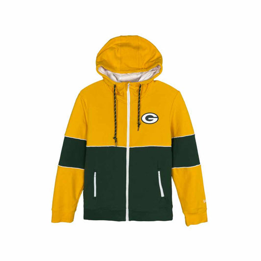 New Era Green Bay Packers Zip Up Hoodie Green