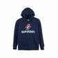 Superdry Code Applique Oversized Hoodie Navy