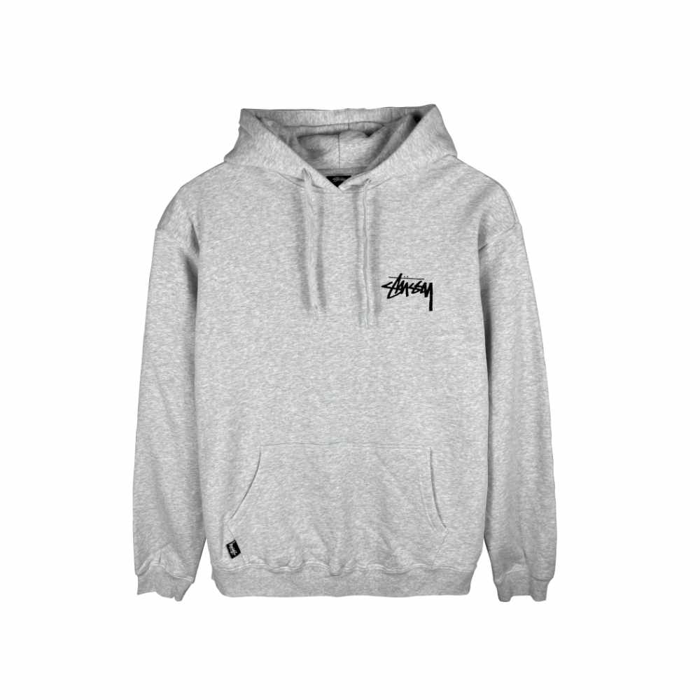 Stussy Pair Of Dice Oversized Hoodie Ash Heather