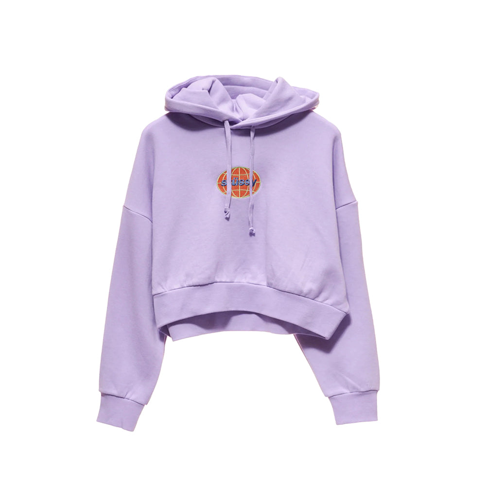 Stussy Globe Hoodie Lavender