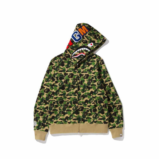 BAPE ABC Shark Full Zip Hoodie Green