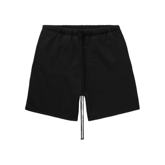 Plain Sweat Shorts Black