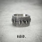 Stapled Stainless Steel Ring - RING137VD