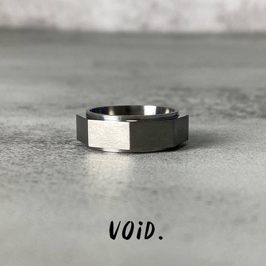 Hex Nut Stainless Steel Ring - RING102VD