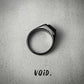 Narrow Onyx Black Stainless Steel Ring - RING125VD