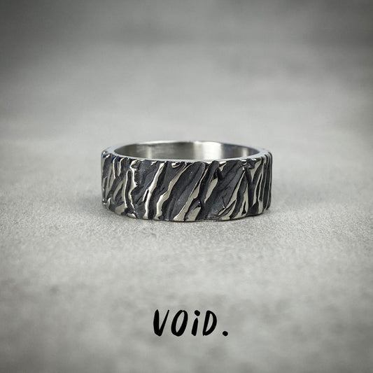 Volcano Stainless Steel Ring - RING142VD