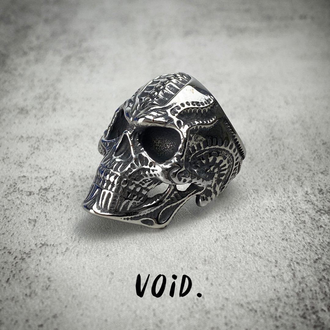 Skull Stainless Steel Ring - RING145VD