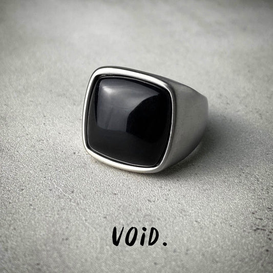 Onyx Stainless Steel Ring - RING151VD