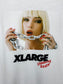 XLarge x Crawling Death Chain SS Tee White