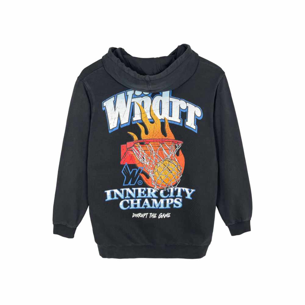 WNDRR City Champs Hood Sweat Black