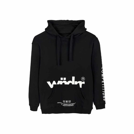 WNDRR Guerrilla Hood Sweat Black