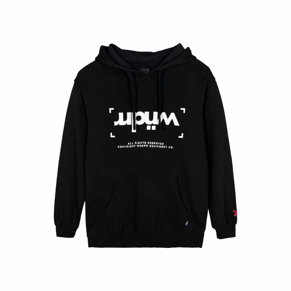 WNDRR Unlocked Hood Sweat Black