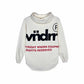 WNDRR Offcut Curved Hem Hood Sweat White