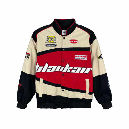 Black Air Racing Jacket Red