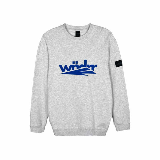 WNDRR Trails Crew Sweat White Marle