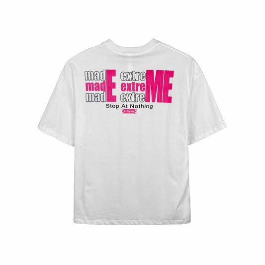 Made Extreme Font Tee White
