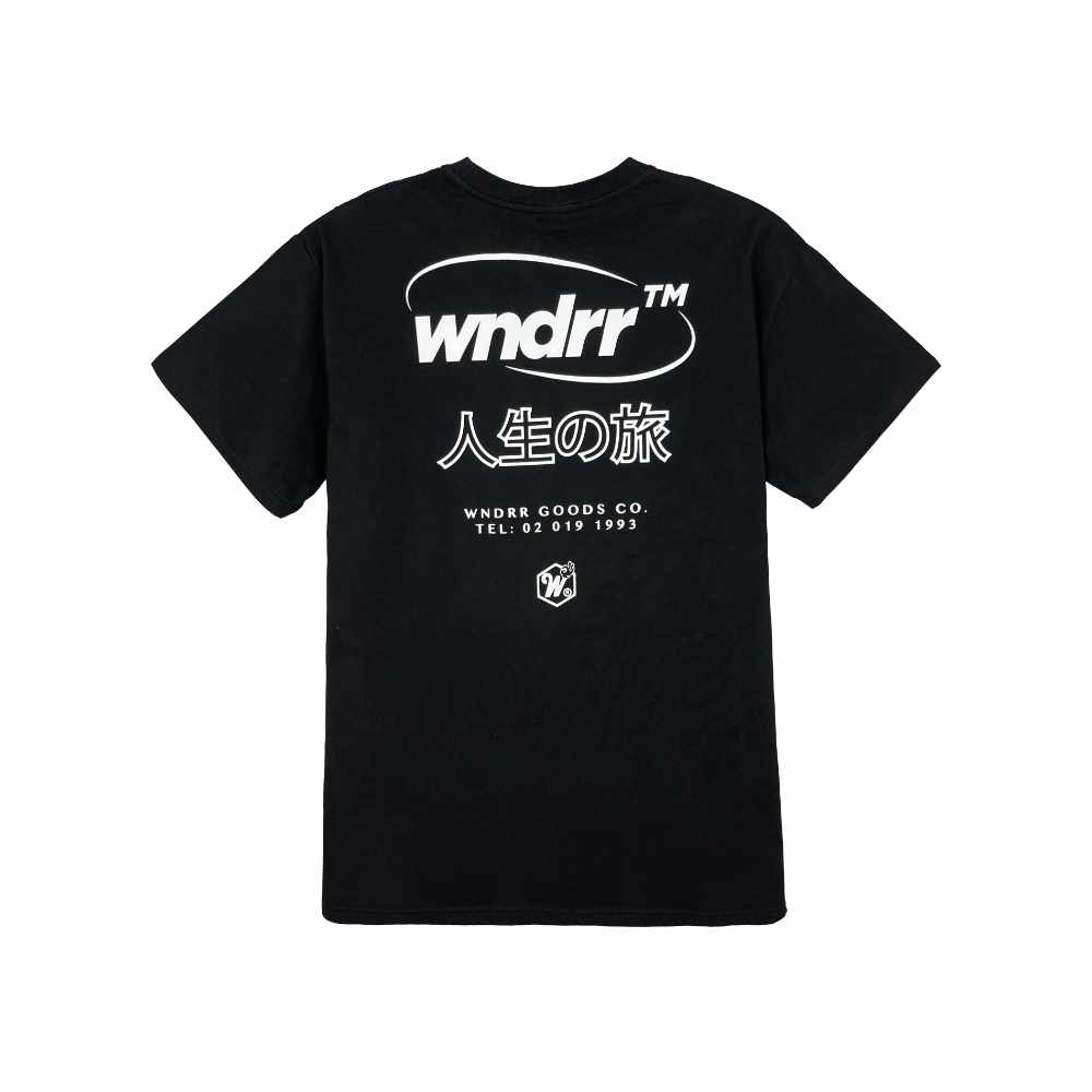 WNDRR Infinity Custom Fit Tee Black