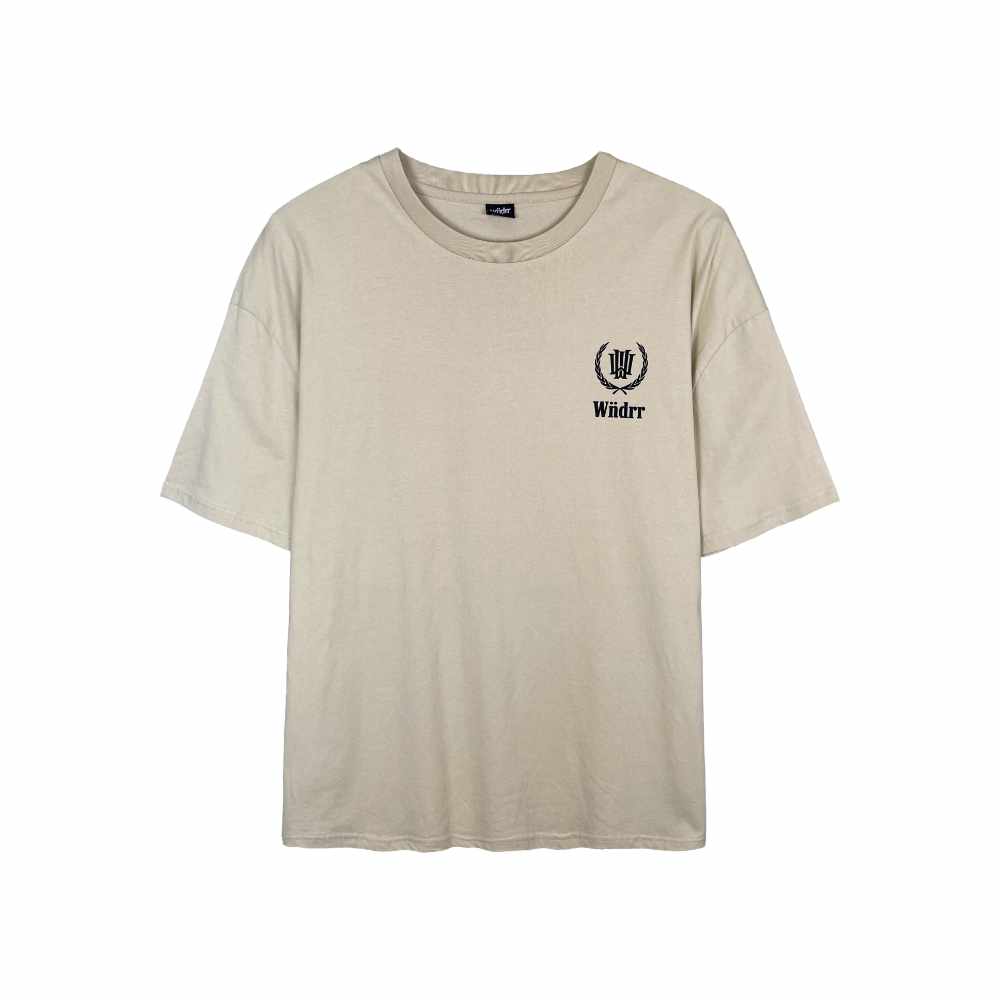 WNDRR Archive Box Fit Tee Tan Brown