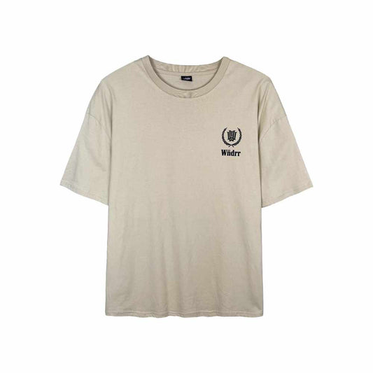 WNDRR Archive Box Fit Tee Tan Brown