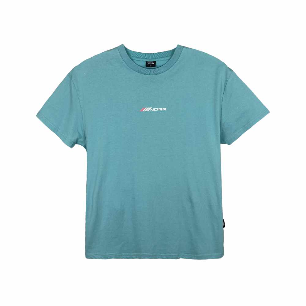 WNDRR Detach Box Fit Tee Teal