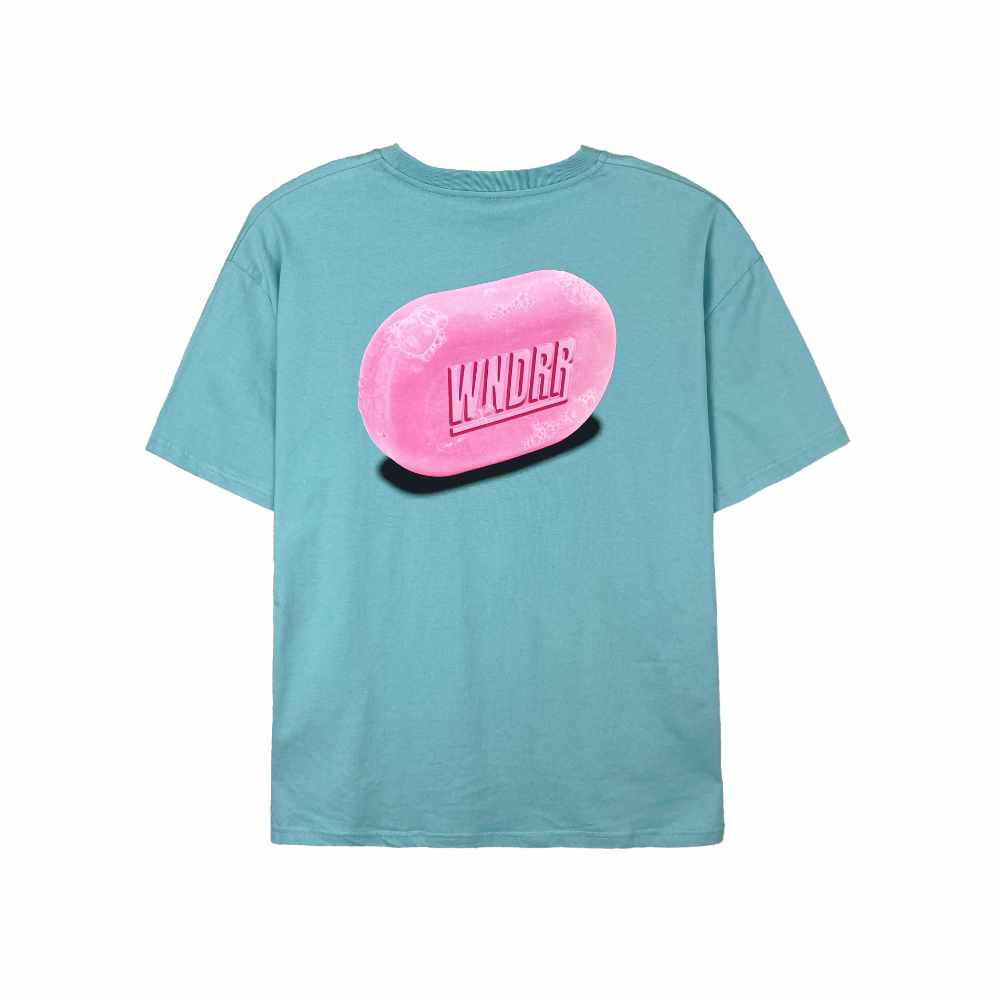 WNDRR Cleanse Box Fit Tee Teal