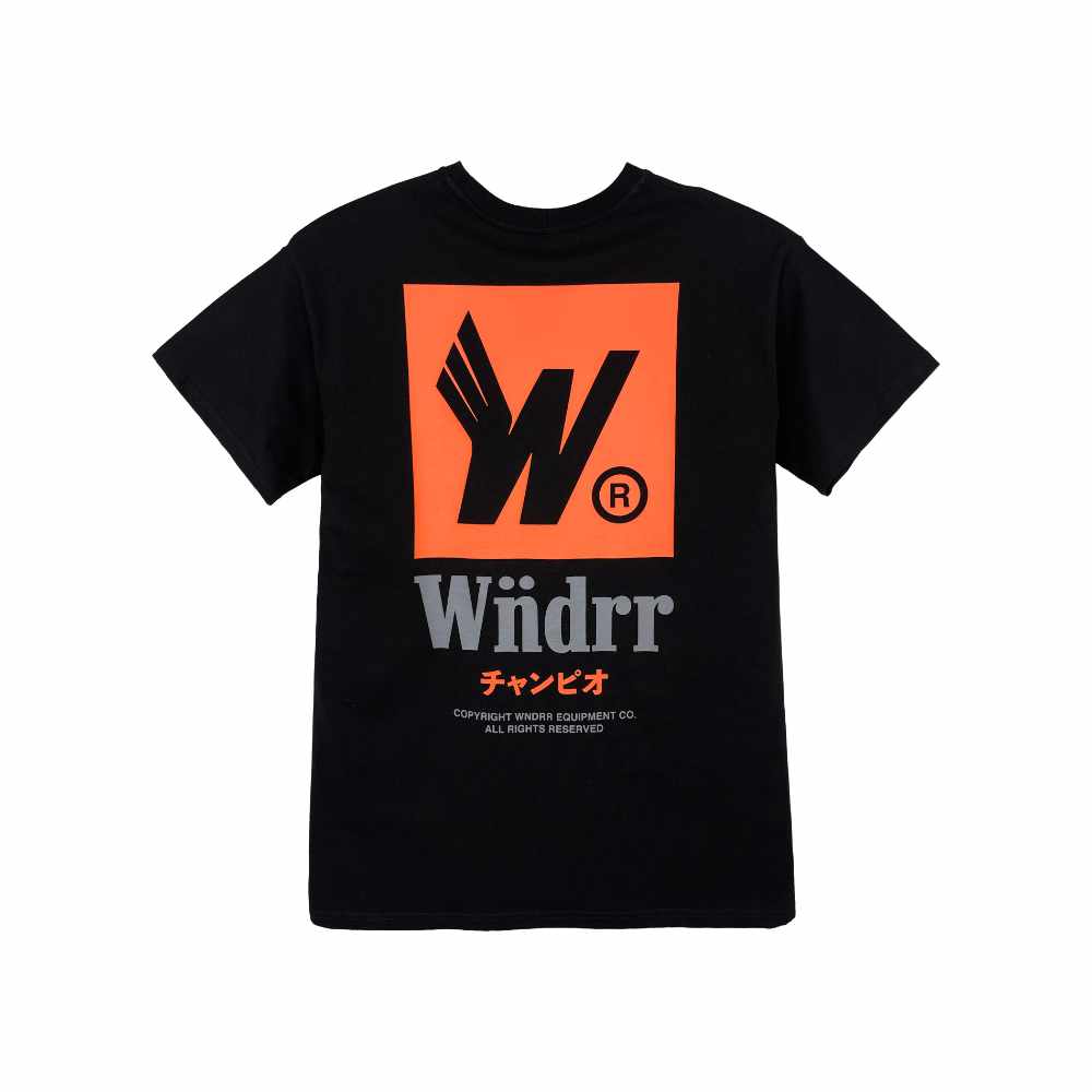 WNDRR Glide Custom Fit Tee Black