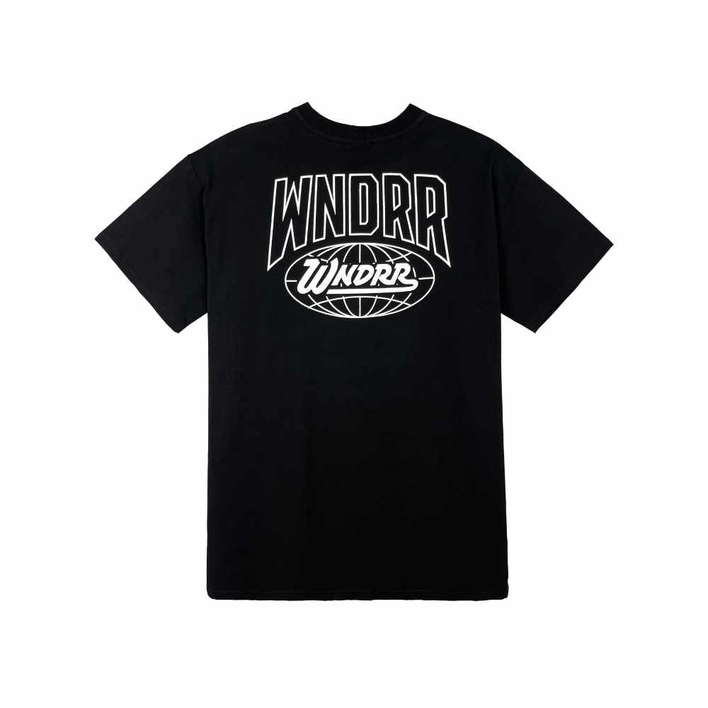 WNDRR Full Pace Custom Fit Tee Black