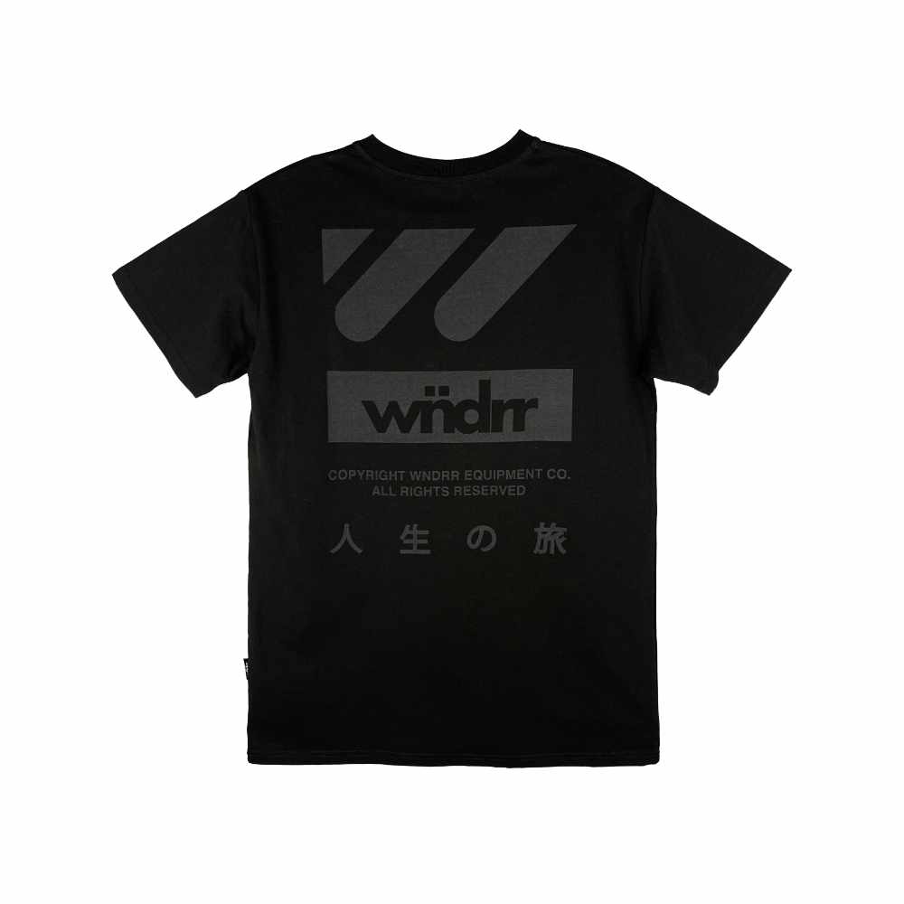 WNDRR Tetsu Custom Fit Tee Black