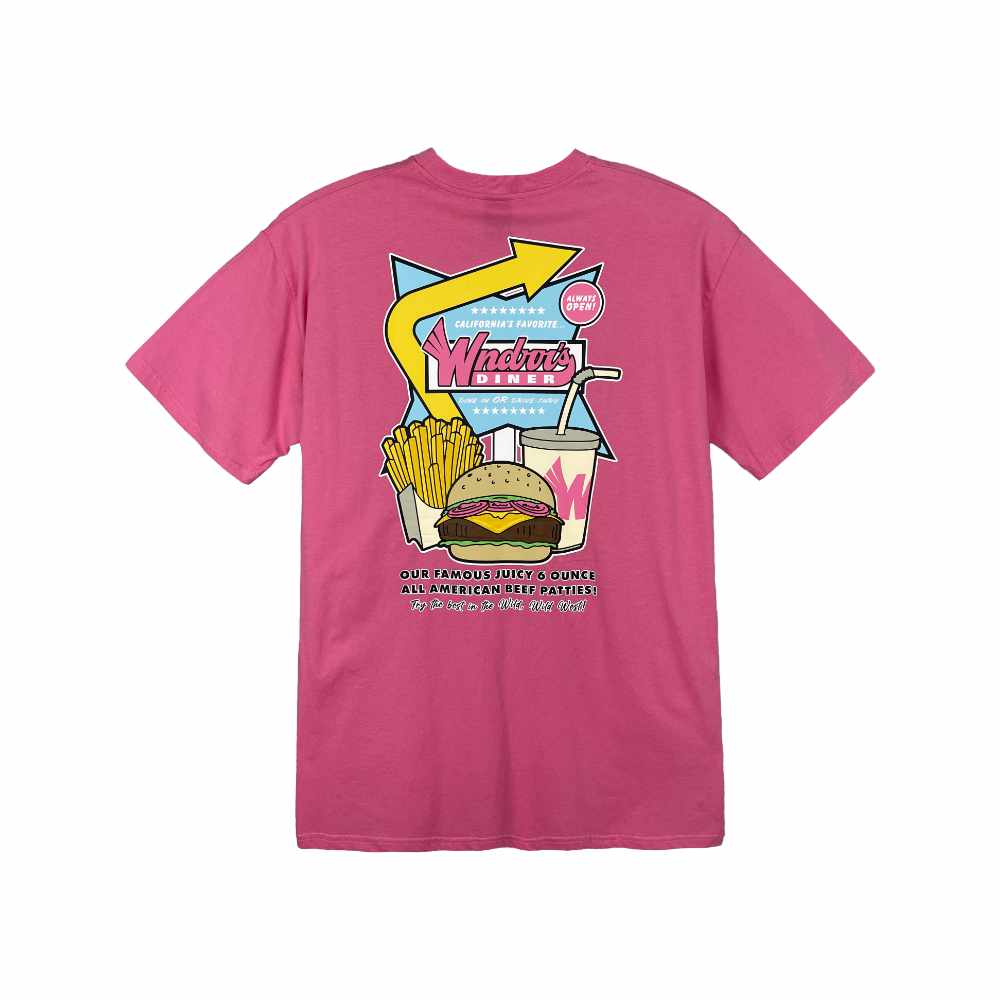 WNDRR Drive-Thru Custom Fit Tee Pink