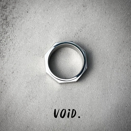 Hex Nut Spinner Stainless Steel Ring - RING118VD