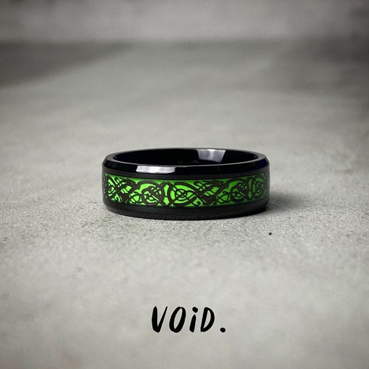 Luminous Stainless Steel Ring - RING114VD