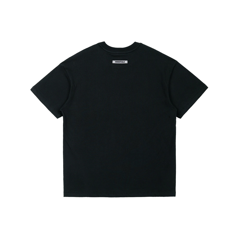 Fear of God Essentials Applique Logo Tee Black