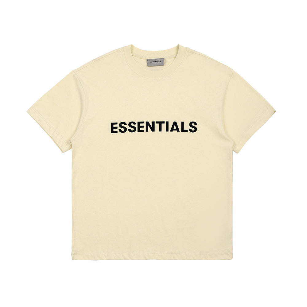 Fear of God Essentials Applique Logo Tee Cream