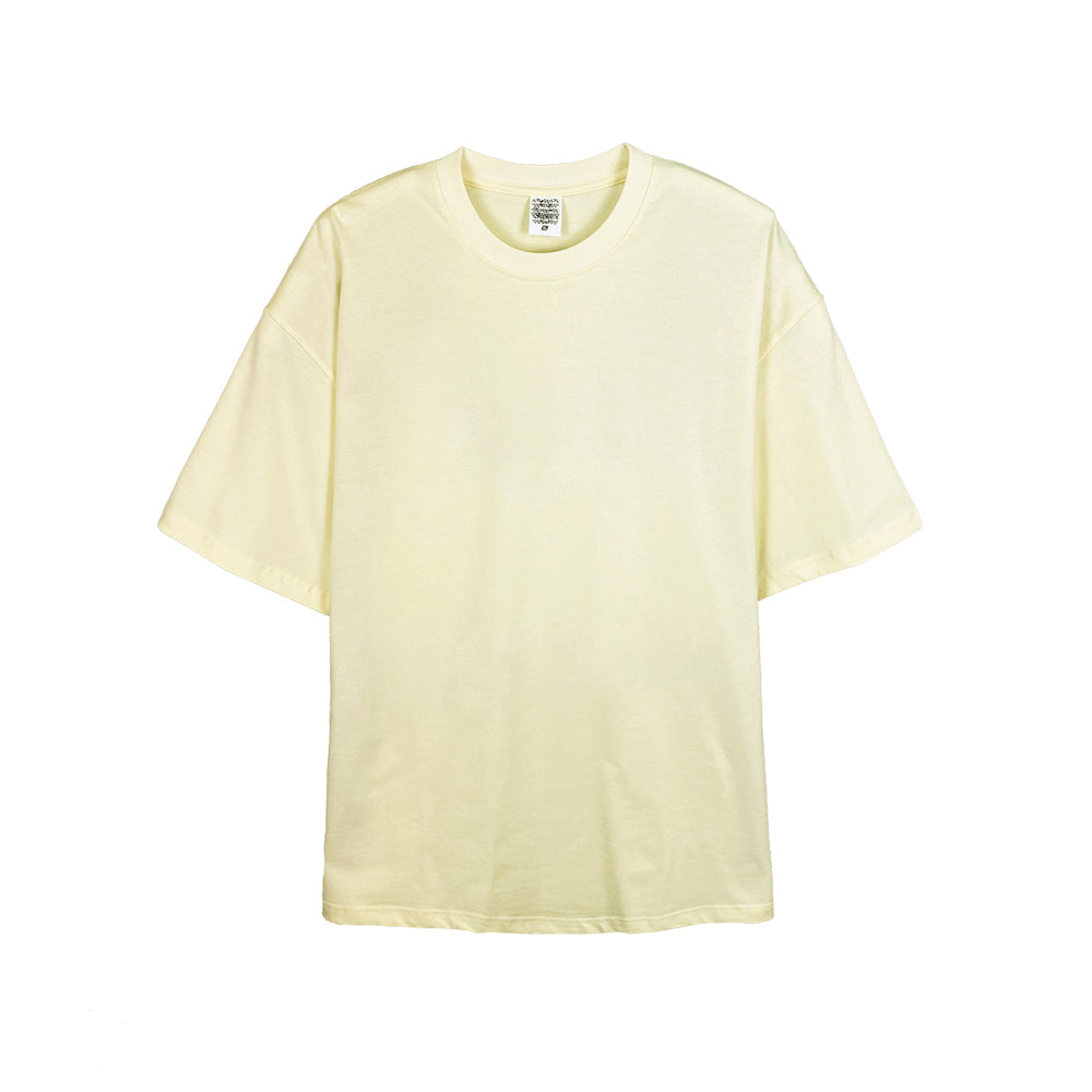 Plain Oversized Tee Cream