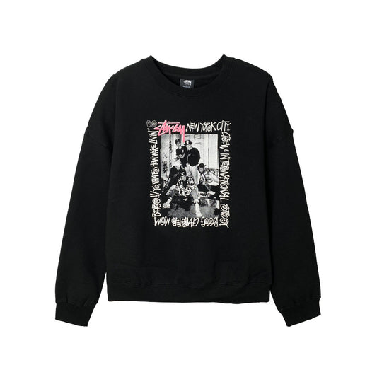 Stussy NYC Crew Fleece Black