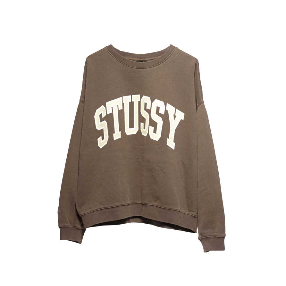 Stussy Campus OS Crewneck Brown