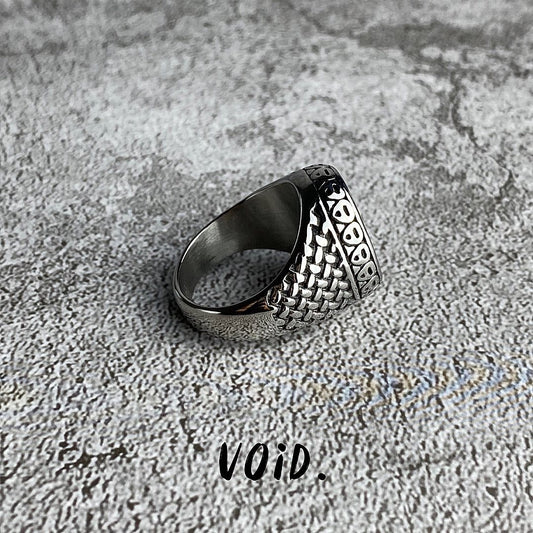 Anchor Signet Stainless Steel Ring - RING71VD