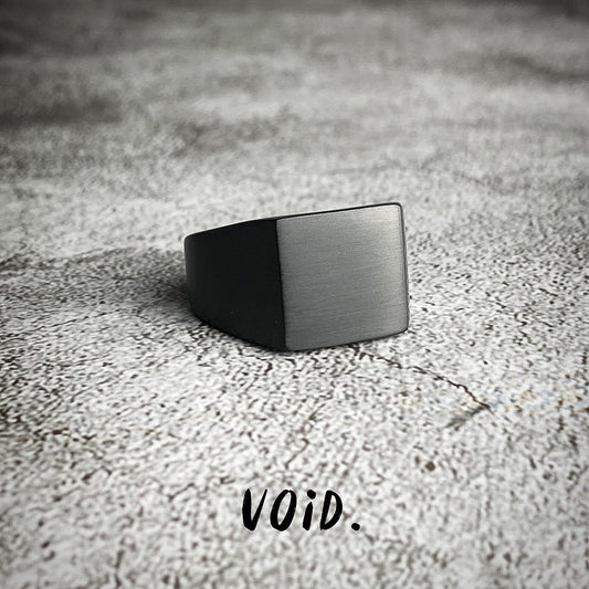 Brushed Flat Black Ring - RING16VD